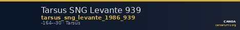 Tarsus SNG Levante 939 — CANOA