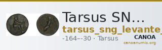 Tarsus SNG Levante 978-87 — CANOA