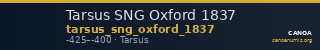 Tarsus SNG Oxford 1837 — CANOA