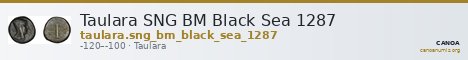 Taulara SNG BM Black Sea 1287 — CANOA