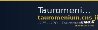 Tauromenium Calciati 1987 3 — CANOA