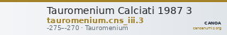 Tauromenium Calciati 1987 3 — CANOA