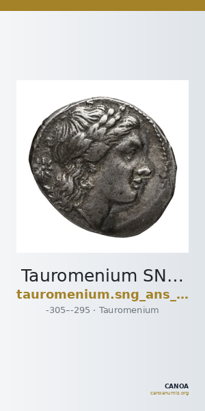 Tauromenium SNG ANS 1121-1123 — CANOA
