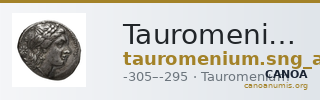 Tauromenium SNG ANS 1121-1123 — CANOA
