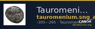 Tauromenium SNG ANS 1121-1123 — CANOA
