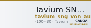 Tavium SNG von Aulock 6237 — CANOA