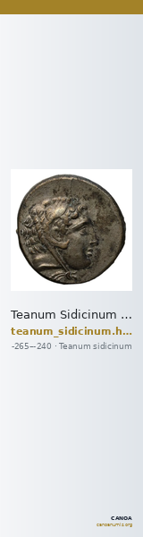 Teanum Sidicinum Historia Numorum Italy 452 — CANOA