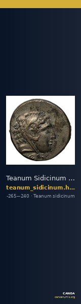 Teanum Sidicinum Historia Numorum Italy 452 — CANOA