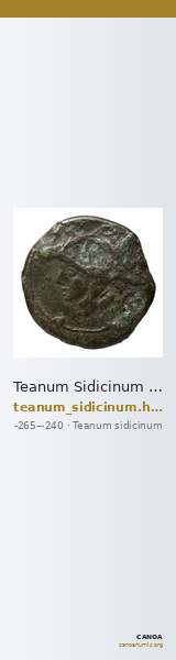 Teanum Sidicinum Historia Numorum Italy 453 — CANOA