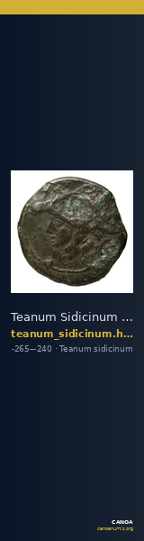 Teanum Sidicinum Historia Numorum Italy 453 — CANOA