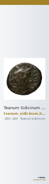 Teanum Sidicinum Historia Numorum Italy 456 — CANOA
