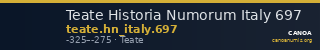 Teate Historia Numorum Italy 697 — CANOA