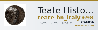 Teate Historia Numorum Italy 698 — CANOA