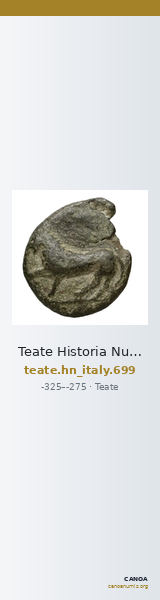 Teate Historia Numorum Italy 699 — CANOA