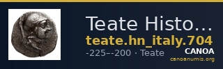 Teate Historia Numorum Italy 704 — CANOA