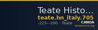 Teate Historia Numorum Italy 705 — CANOA