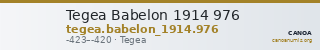 Tegea Babelon 1914 976 — CANOA