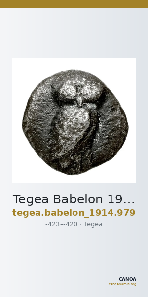 Tegea Babelon 1914 979 — CANOA