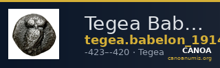 Tegea Babelon 1914 979 — CANOA