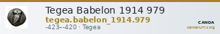 Tegea Babelon 1914 979 — CANOA