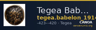 Tegea Babelon 1914 980 — CANOA