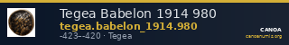 Tegea Babelon 1914 980 — CANOA