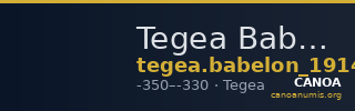 Tegea Babelon 1914 993 — CANOA