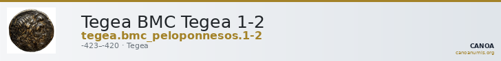 Tegea BMC Tegea 1-2 — CANOA