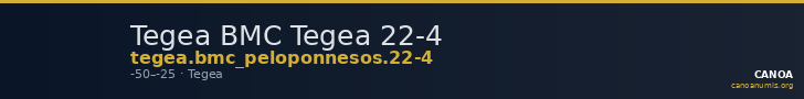 Tegea BMC Tegea 22-4 — CANOA