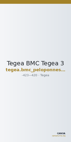 Tegea BMC Tegea 3 — CANOA