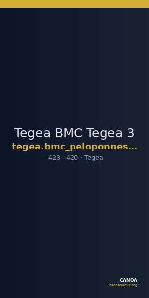 Tegea BMC Tegea 3 — CANOA