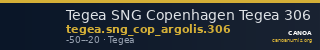 Tegea SNG Copenhagen Tegea 306 — CANOA