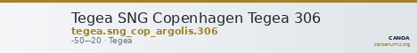 Tegea SNG Copenhagen Tegea 306 — CANOA