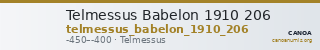 Telmessus Babelon 1910 206 — CANOA