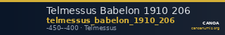 Telmessus Babelon 1910 206 — CANOA