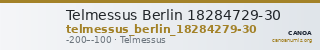 Telmessus Berlin 18284729-30 — CANOA
