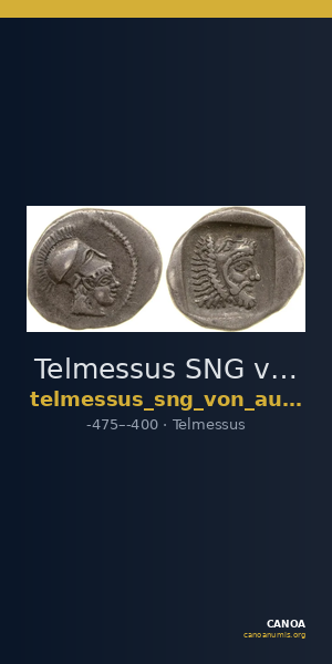 Telmessus SNG von Aulock 4199 — CANOA