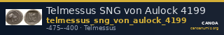 Telmessus SNG von Aulock 4199 — CANOA