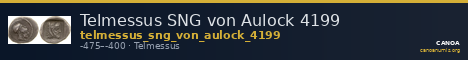 Telmessus SNG von Aulock 4199 — CANOA