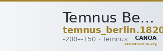 Temnus Berlin 18203514 — CANOA
