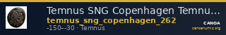Temnus SNG Copenhagen Temnus 262 — CANOA