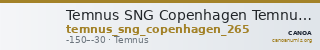 Temnus SNG Copenhagen Temnus 265 — CANOA