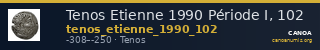 Tenos Etienne 1990 Période I, 102 — CANOA