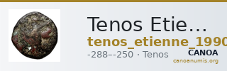 Tenos Etienne 1990 Période I, 104 — CANOA