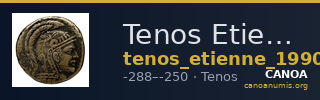 Tenos Etienne 1990 Période I, 106 — CANOA