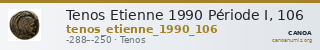 Tenos Etienne 1990 Période I, 106 — CANOA