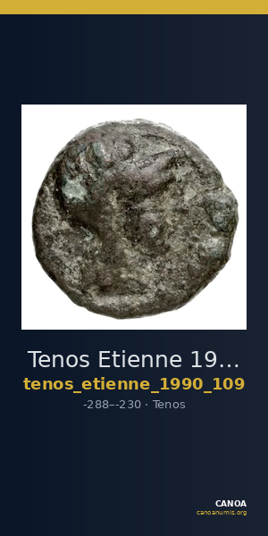 Tenos Etienne 1990 Période I, 109 — CANOA