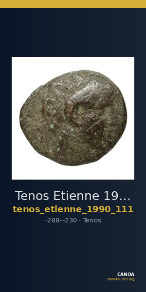 Tenos Etienne 1990 Période I, 111 — CANOA