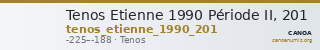 Tenos Etienne 1990 Période II, 201 — CANOA
