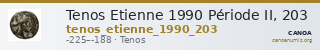 Tenos Etienne 1990 Période II, 203 — CANOA